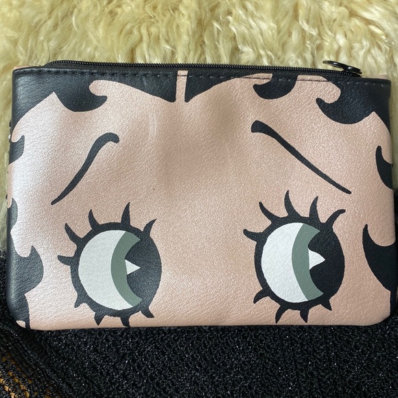 Betty Boop Ipsy cosmetic bag Shimmer and black sequence - Picture 1 of 5